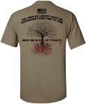 Gadsden and Culpeper Blood of Tyrants T-Shirt - Coyote Tan - 2XL