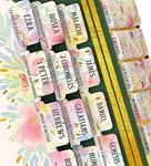 Bible Tabs Gold Floral - Soul Nourishing Book Summaries - 66 Peel-and-Stick SilkTouch Laminated Bible Tabs Large Print | Gold Bible Tabs for Women, Floral Bible Tabs for Study Bible, Bible Book Tabs