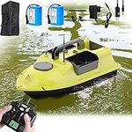 RC Bait Boat Fish Finder Boat with GPS, Bait Boat Fishing Remote Controlled Boat, Fishing Bait Boat with 2 × 9600Mah Battery and Double Motor for Rivers and Lakes GPS Positioning Cruise