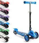 ToyStar Cruise 3 Wheel Tri Scooter, Easy Folding System, Height Adjustable Handlebars, Tilt To Turn Steering, Kids Aged 3+ Years