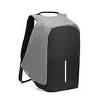 Anti-theft Business Backpack With USB Charging Port & Lock/Light-weight Laptop Backpack/Water-resistant For Student, Men & Women - Gray