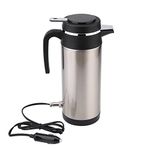 Electric Kettle 1200ML 12V Car Stainless Steel Electric In-car KettleTravel Thermoses Heating Water Bottle Auto Accessory.-for travel kettle usb powered 12v sandwich toaster for car