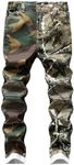 WDIRARA Boy's Cross Graphic Ripped 