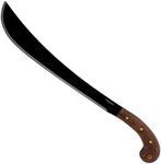 Condor Tool & Knife Golok Machete with Leather Sheath - 1075 High Carbon Steel - Heavy Duty Machete - Hand Crafted Leather Sheath - Tactical Machete - 0.2in Thick - 14.5in Blade - 30.7oz