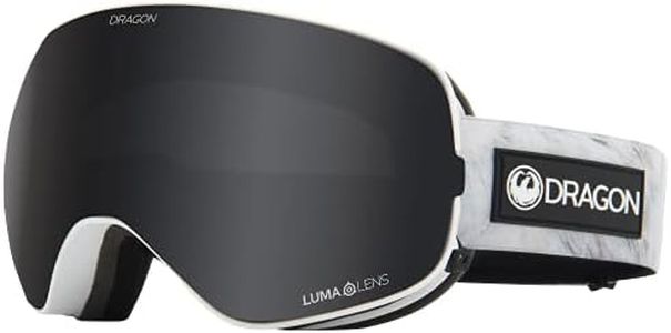 Dragon Unisex Snowgoggles X2S with Bonus Lens - Winterhare with Lumalens Dark Smoke + Lumalens Rose