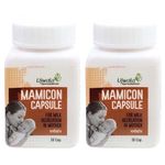 Mamicon Capsule Pack of 2 I For Milk Secretion In Mother I Reduce Breast engorgement I Prevent Mothers From Candida Fungus I Open Blocked Milk Ducts