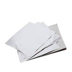 Aluminum Foils Paper Chocolate Candy Wrapping/Packing Papers, Silver, 6x6 Inches, Pack of 200