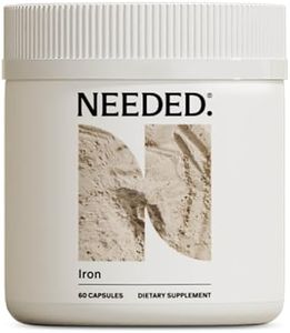 Needed. Iron for Prenatal, Pregnancy, Breastfeeding, Postpartum | Thyroid Function, Immune Support, Energy, Birth Weight, Baby's Neural Development | 60ct