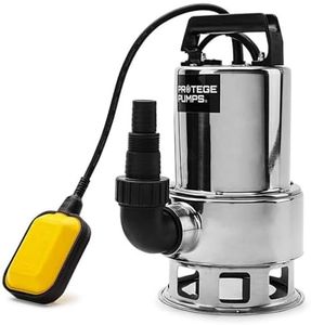 Protege Stainless Steel 1500W Automatic Bore Clean Dirty Water Pump