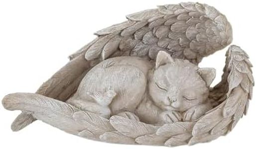 FENGCHUANG Decoracion Hogar, Resina Figuras Decorativas, Recuerdos de Gatos, Bien Figuras Jardin Exterior, para Terraza, Balcón, Jardín, Decoración Interiores, Regalo para Amantes Gatos