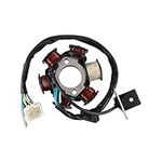 WOOSTAR Ignition Stator Magneto 6 Coil 5 Wire Replacement for GY6 50cc 70cc 90cc 110cc 125cc ATV 4 Wheeler Quad Pocket Bike