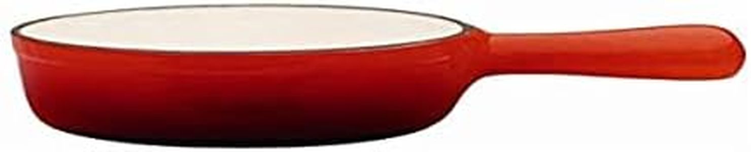 Baumalu - 385074 - Cast iron Cheese fondue pot red color