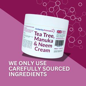 Tea Tree Manuka Neem Cream 350ml – Antibacterial, Antifungal Skin Relief