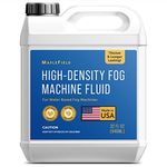 High Density Fog Machine Fluid for Parties & Events - Long-Lasting Smoke Machine Fog Fluid - Fog Liquid Compatible with 700+ Watt Machines - Water Based Fog Juice for Fog Machine - Made in USA - 32oz