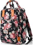 Women Backpack Bookbag School Backpack Schoolbag for Girls,Travel Backpack Business College Knapsack Computer Bagpack for 15.6 Inch,Flower Backpack for College Essentials