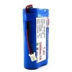 MAENT® 7.4V 18650 Lithium ion Rechargeable Battery 2S1P with JST PH2.54 DC Plug Balance 8.4V for Electronics Toys Lighting Equipment DIY Robotics GPS MP4 Tablet Project Work (2 Pin JST 2.54mm, 2000 mah)