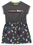 Minecraft Girls' Dress Size 10 Grey