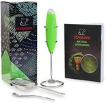 TEANAGOO Matcha Electric Whisk & Stand, Stainless Steel Scoop & Sifter, Handbook. 5pcs/set, Good For Matcha starter. Matcha Whisk, Mini Whisk, Frother Electric, Matcha Wisk, Matcha Frother…