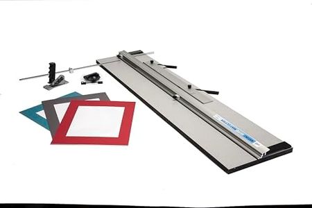 Authentic Logan Brand 450-1 Artist Elite 40" Capacity Board Mounted Mat Cutter used to cut Mat Board for Picture Framing