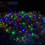 Stockholm Christmas Lights 150 LEDs Solar String Net Multi Color Outdoor Garden 2.5x1.3M