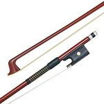 P & H Bows Fibreglass Violin Bow 3/4, Lightweight Durable Bow Made with Natural White Horsehair, Great for Violin Students, Beginners and Teachers