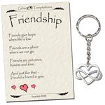 Generic Friend Gifts for Women Girls, Friend Keyring Friendship Gifts Key Chains for Ladies Birthday Gifts for Her Graduation Gift Keychain for Christmas Gifts Teens Girls