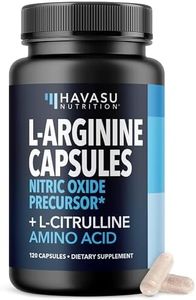 L-Arginine Capsules with L-Citrulline - Nitric Oxide Supplement - L Arginine and L Citrulline Blend - 120 Count - Vegan, Non-GMO Capsules for Performance, Endurance and Muscle Support - 2 Month Supply