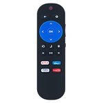 PerFascin Replacement Remote Control fit for Sanyo Roku TV FW65R70F FW32R19F FW55C78F FW40R49F FW50R71F FW50R79FC FW55R79FC FW40R49FC FW65R79FC FW55R70F FW65C78F FWBP505F FW32R19FC