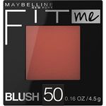 Maybelline New York New Fit Me Mono Blush, 16 hours Easy to Use Long-lasting Cheek Blush. Maybelline Pigmented Creamy Powder Blush Formula, Natural and True to Tone Blush - 10 Brave|4.5 grams