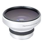 37mm 0.25X Super Fisheye Lens Additional Lens,Aluminum Alloy 2 Part Removable Macro Close-up Shooting Fisheye Effect Wide View Optical Glass Camera Photography Lens, is for 37mm Camera Lens