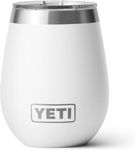 YETI Rambler Wine Tumbler, Vacuum Insulated Stainless Steel Tumbler with Magslider Lid, White, 10 oz (295 ml)