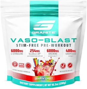 Granite Supplements Vaso Blast Advanced Stim-Free Pre-Workout (Rainbow Candy)