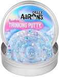 Crazy Aaron's Rainbow Thinking Putty® 4" Tin Thinking Putty - Multicolored Glitter and Shimmer, Soft Texture - Non-Toxic Sensory Play Putty - Never Dries Out - Creative Toy for Kids and Adults