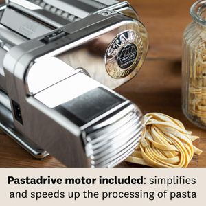 Marcato Atlas Motorized Pasta Machine – Stainless Steel Maker