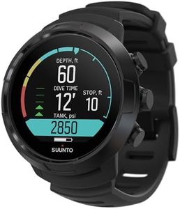 Suunto D5 All Black Dive Computerwith Color Screen and Exchangeable Straps