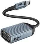 acer USB C to VGA Adapter, USB to V