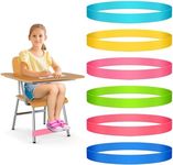 6Pack Chair Bands for Kids with Fidgety Feet Flexible Seating Stretch Bands Colorful Chair Stretch Foot Band Fidget Chair Bands Classroom Must Haves ADHD Tools for Classroom Chairs Desks