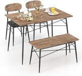 Giantex 4 Piece Dining Table Set w/