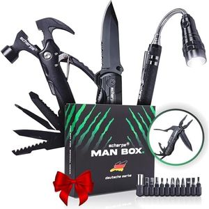 Cadeau Original Homme | Coffret Cadeau Homme Personnalisé comprenant des Outils Multifonctions Utiles et Efficaces - Idéal pour les Anniversaires