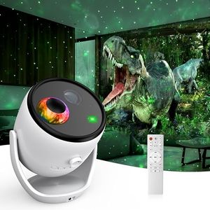 Twelvetooo 3D Galaxy Projector, Star Projector with 90 Dynamic Scenes, HD Planetarium Projector Night Light with Bluetooth Speaker for Room, Christmas Gift for Kids Adults, Relaxing Ambiance