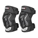 WOSAWE Motorcycle Knee Elbow Pads Adjustable Sports Protective Gear Sets for Biking, Racing, Rollerblading, Skiing, Skating, Skateboard, Scooter, Bicycle (Knee Pads)