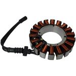New Stator Compatible With Harley Davidson Dyna Fat Bob Low Rider Street Bob Super Glide Switchback Fat Boy Deluxe Pro-Street Heritage Springer Slim Rocker Road Glide 30017-08, 30017-08A, 3001708