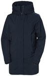 Helly Hansen Women's W Victoria Mid Length Raincoat, Navy, L UK