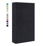 Vienrose Linen Photo Albums Slip in 6x4 300 Pockets Photobooks Black Page Large Capacity Picture Albums for Valentine Wedding Christmas Birthday