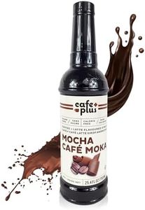 CafePlus Coffee Syrup Mocha – Sugar Free Syrup for Coffee 25.4 fl oz Bottle, Zero Calorie Mocha flavor for Coffee Drinks and Lattes