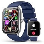 2.06" AMOLED Smart Watch with Bluetooth Calling, 118 Sports Modes, Fitness Activity Tracker for Men Women, Heart Rate Sleep SpO2 Monitor, IP68 Waterproof, Compatible with Android and iPhone