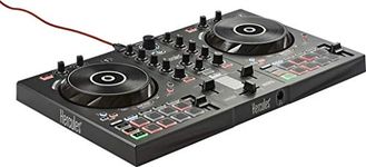 Hercules DJControl Inpulse 300 – DJ controller with USB - 2 tracks with 16 pads and sound card – DJUCED Software and tutorials included & also compatible with Virtual DJ Pro