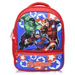 Stylbase Avengers Kids School Bags for Boys And Girls Printed Cartoon Waterproof Bag | Kids Backpack Ideal for ukg Nursery 1st class Ages 5-7 Years Boys And Girls (14 inches 18L)