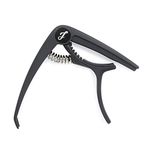 JUAREZ JRZ350BK Professional Metal Capo for Guitar Western Guitar Acoustic Classical Guitar Folk Guitar Ukelele E-Bass Instrument Guitar Capo Black