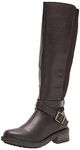 LifeStride Women's Karter Knee High Boot, Dark Chocolate, 5.5 UK